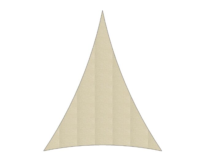 voile d'ombrage Triangle Isocele Natural