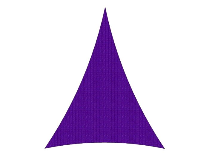 voile d'ombrage Triangle Isocele Royal Purple