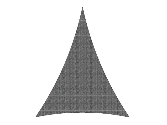 voile d'ombrage Triangle Isocele Steel Grey