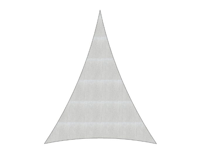 voile d'ombrage Triangle Isocele White