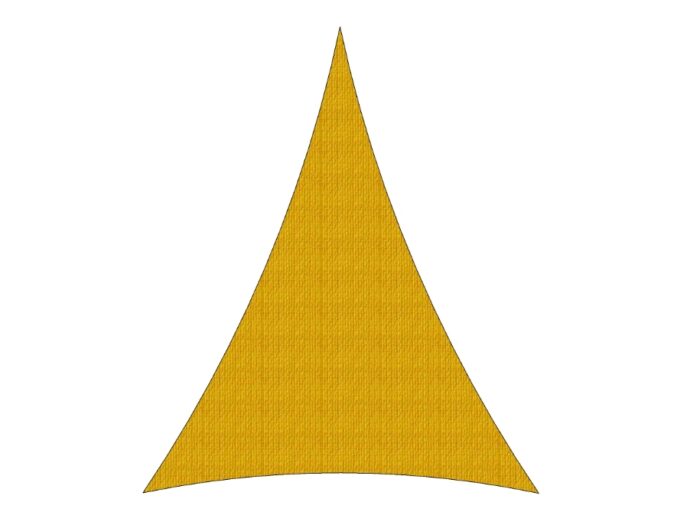 voile d'ombrage Triangle Isocele Yellow
